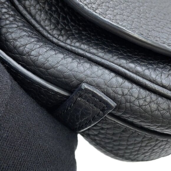 Dior Saddle Mini Soft Bag Leather Black 1ADHO023 - Picture 2 of 14